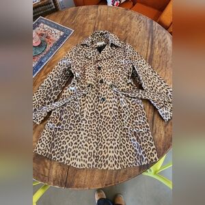Preston & York trench animal print size medium